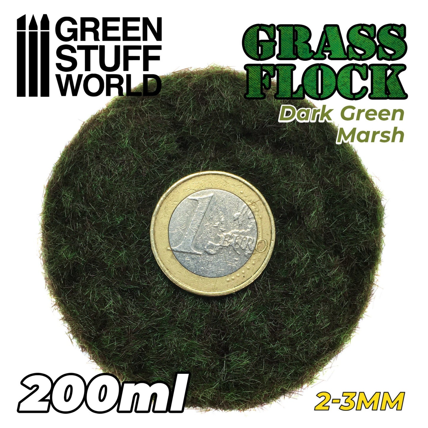 Green Stuff World Cesped Electrostatico 2-3mm Dark Green Marsh 200ml