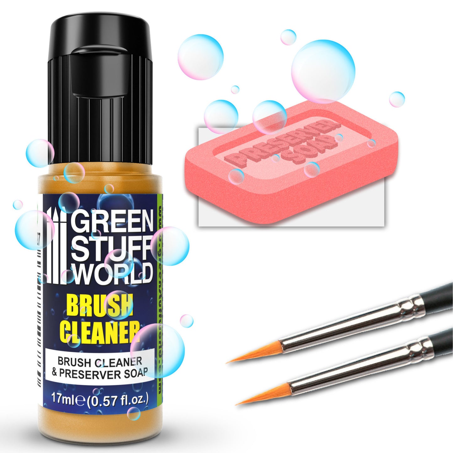 Green Stuff World Brush Cleaner Jabon Para Pinceles 17ml