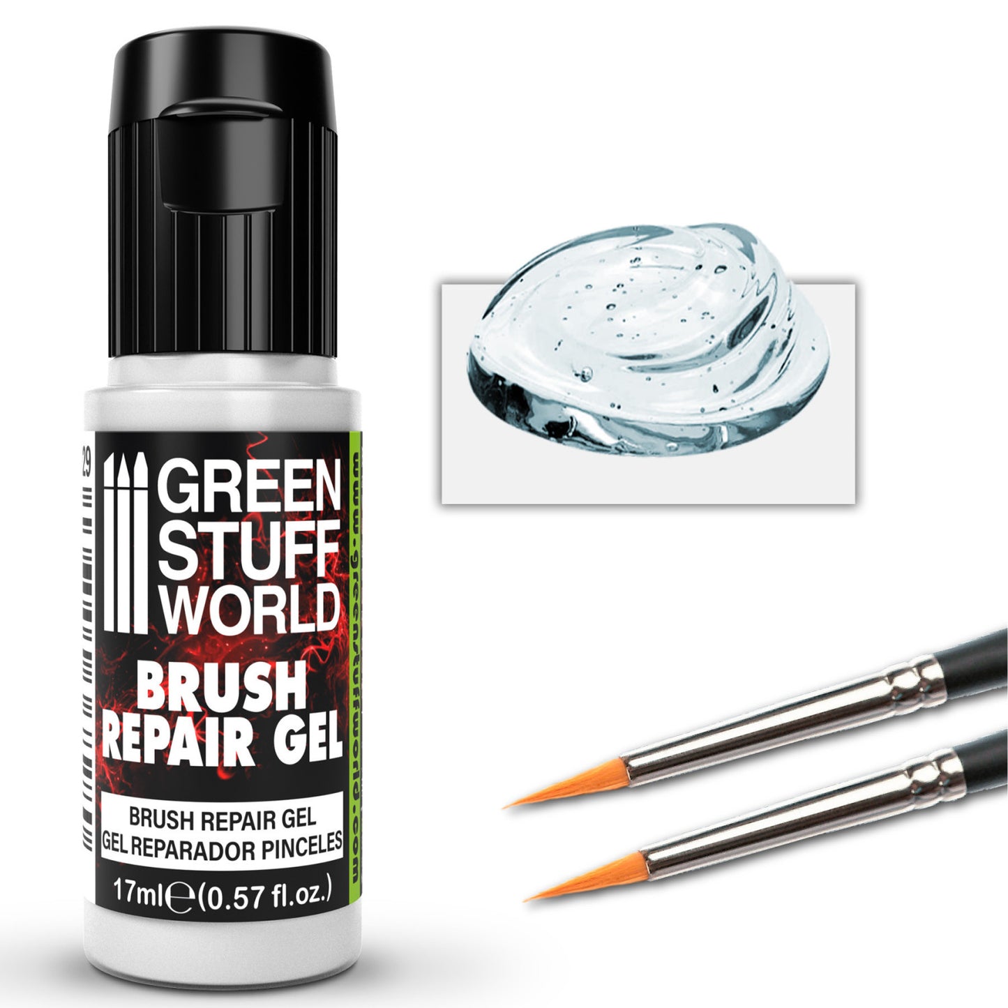 Green Stuff World Brush Repair Gel Reparador Pinceles 17ml