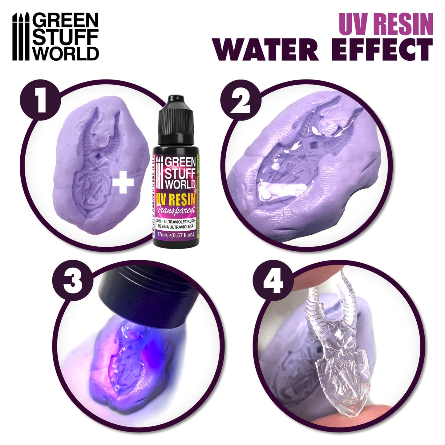 Green Stuff World Uv Resin Resina Uv Transparente 17ml