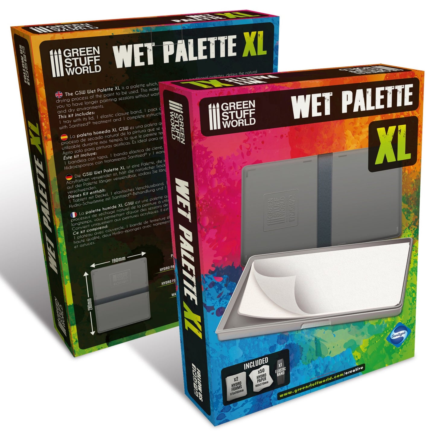 Green Stuff World Wet Palette Paleta Humeda XL