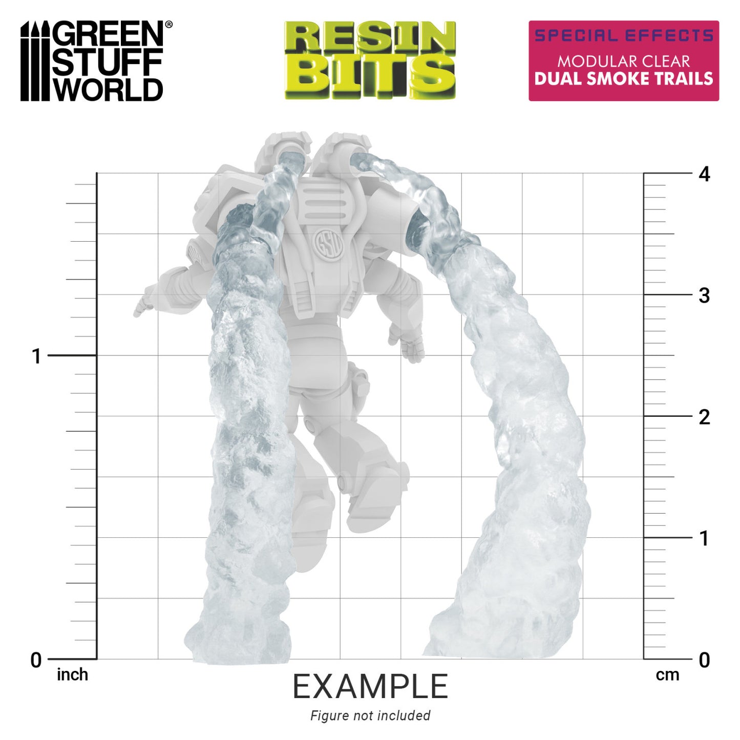 Green Stuff World Humos de jetpacks doble para modelismo 1:48