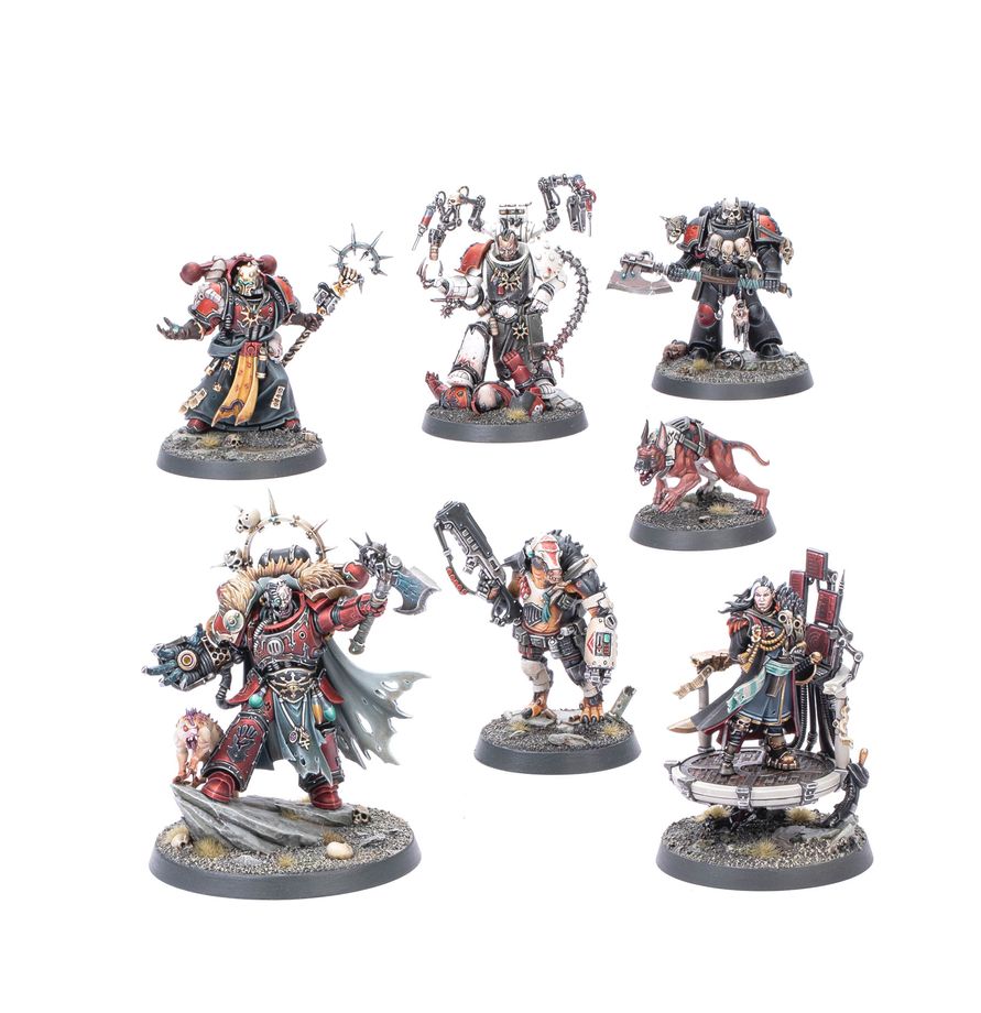 GW Warhammer40K Chaos Space Marines Huron Blackheart And The Masters of the Maelstrom
