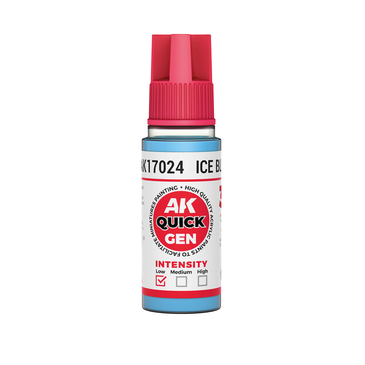 AK Pintura Acrílica Quickgen AK17024 Intensity Low Ice Blue 18ml