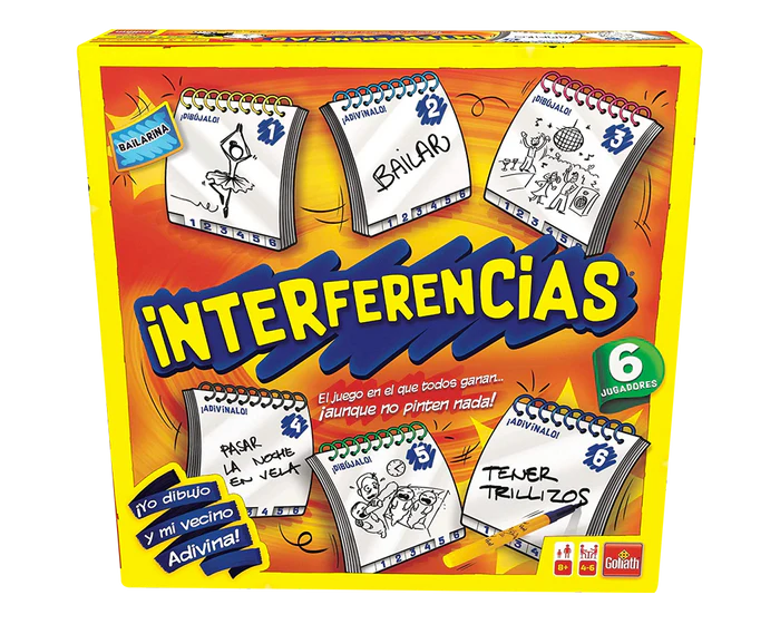 Goliath Interferencias 6 Jugadores Juego De Mesa - Español