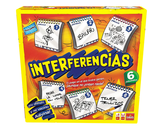 Goliath Interferencias 6 Jugadores Juego De Mesa - Español