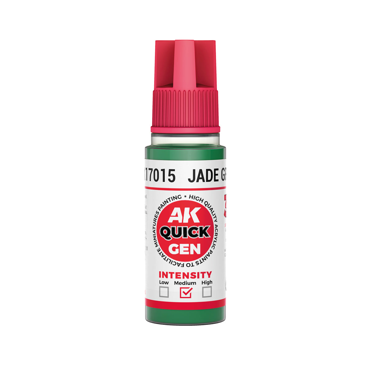 AK Pintura Acrílica Quickgen AK17015 Intensity Medium Jade Green 18ml