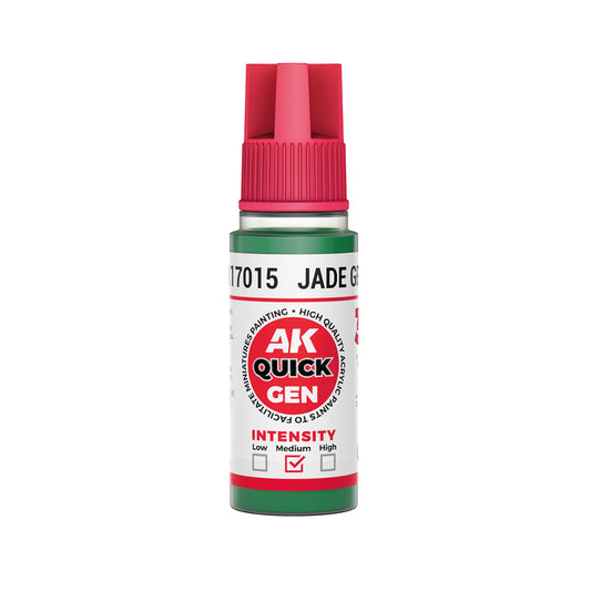 AK Pintura Acrílica Quickgen AK17015 Intensity Medium Jade Green 18ml