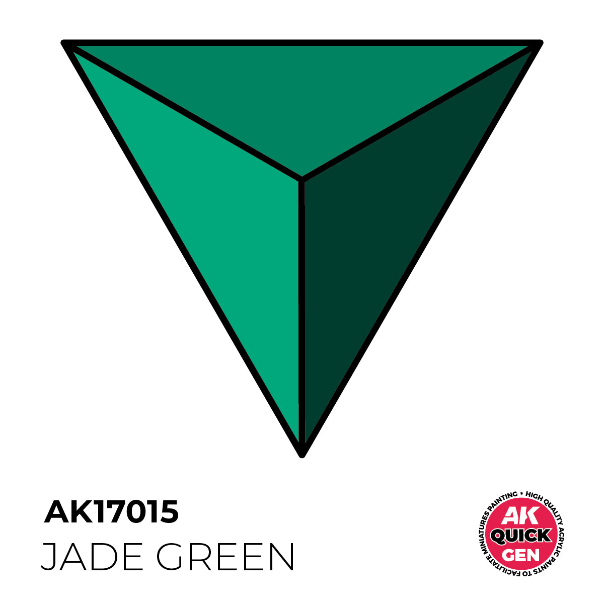 AK Pintura Acrílica Quickgen AK17015 Intensity Medium Jade Green 18ml