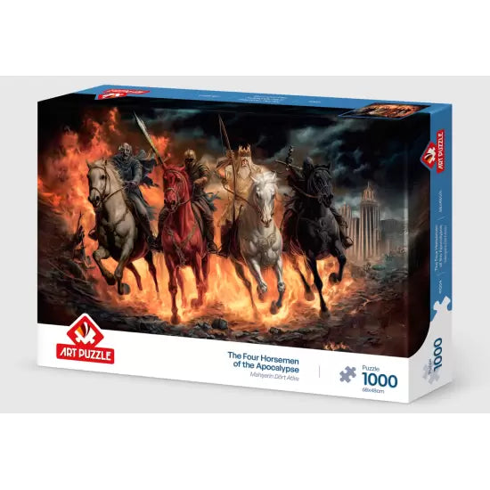 Art Puzzle Rompecabezas 4 Jinetes del Apocalipsis 1000 Pza