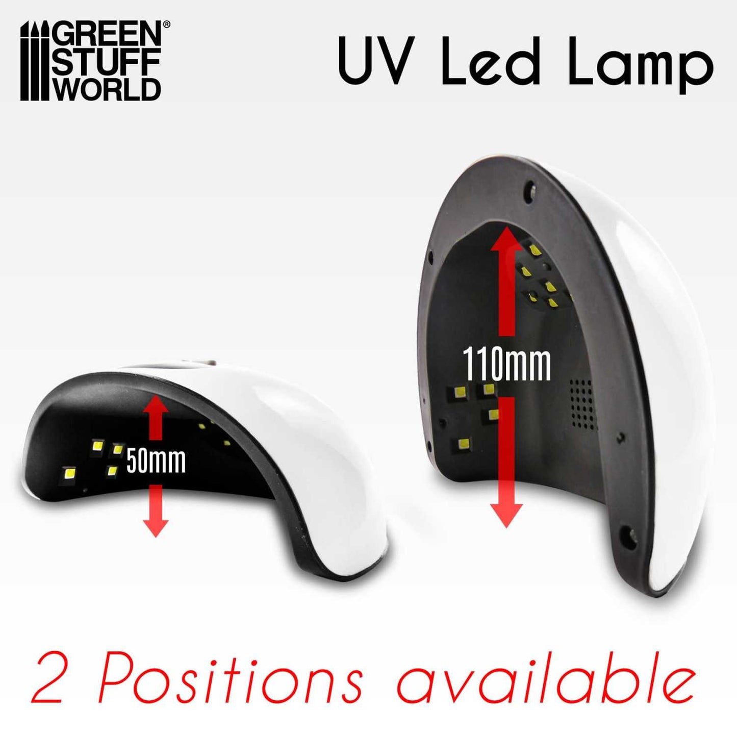 Green Stuff World Lampara LED Ultravioleta