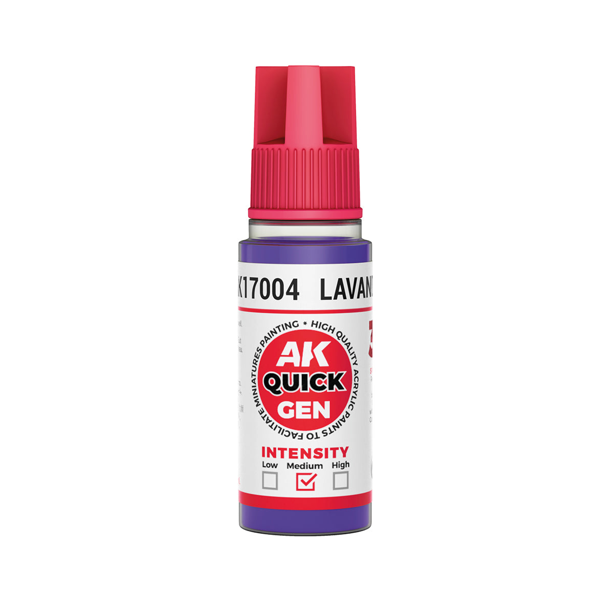 AK Pintura Acrílica Quickgen AK17004 Intensity Medium Lavender 18ml