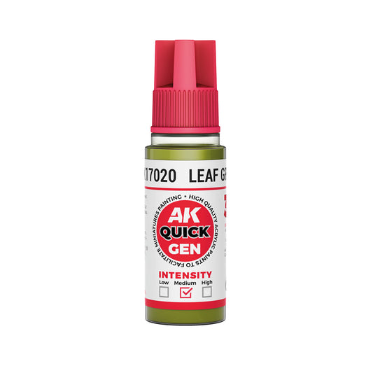 AK Pintura Acrílica Quickgen AK17020 Intensity Medium Leaf Green 18ml