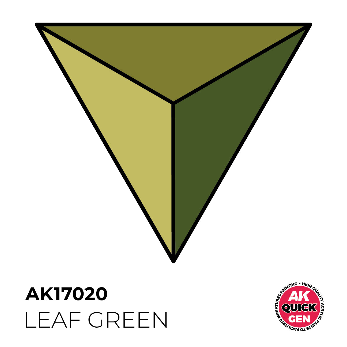 AK Pintura Acrílica Quickgen AK17020 Intensity Medium Leaf Green 18ml