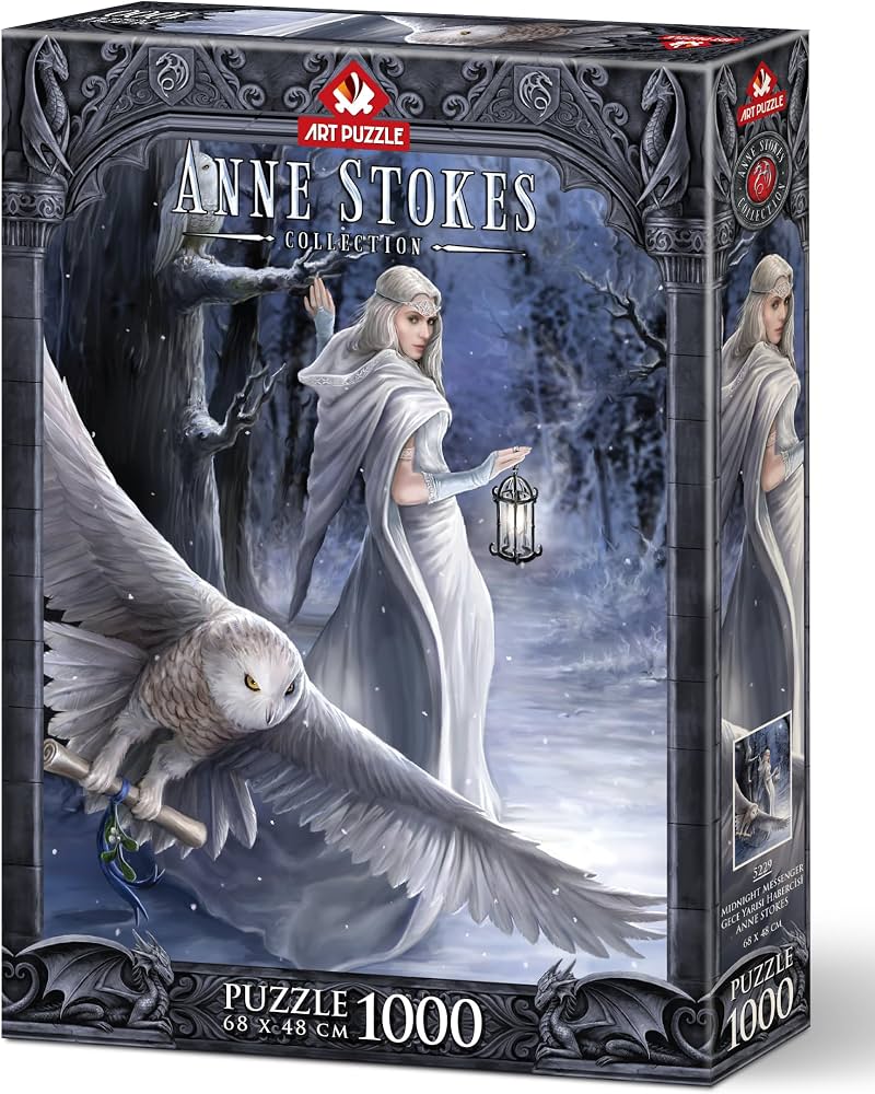 Art Puzzle Rompecabezas Mensajero Noche Anne Stokes 1000 pza