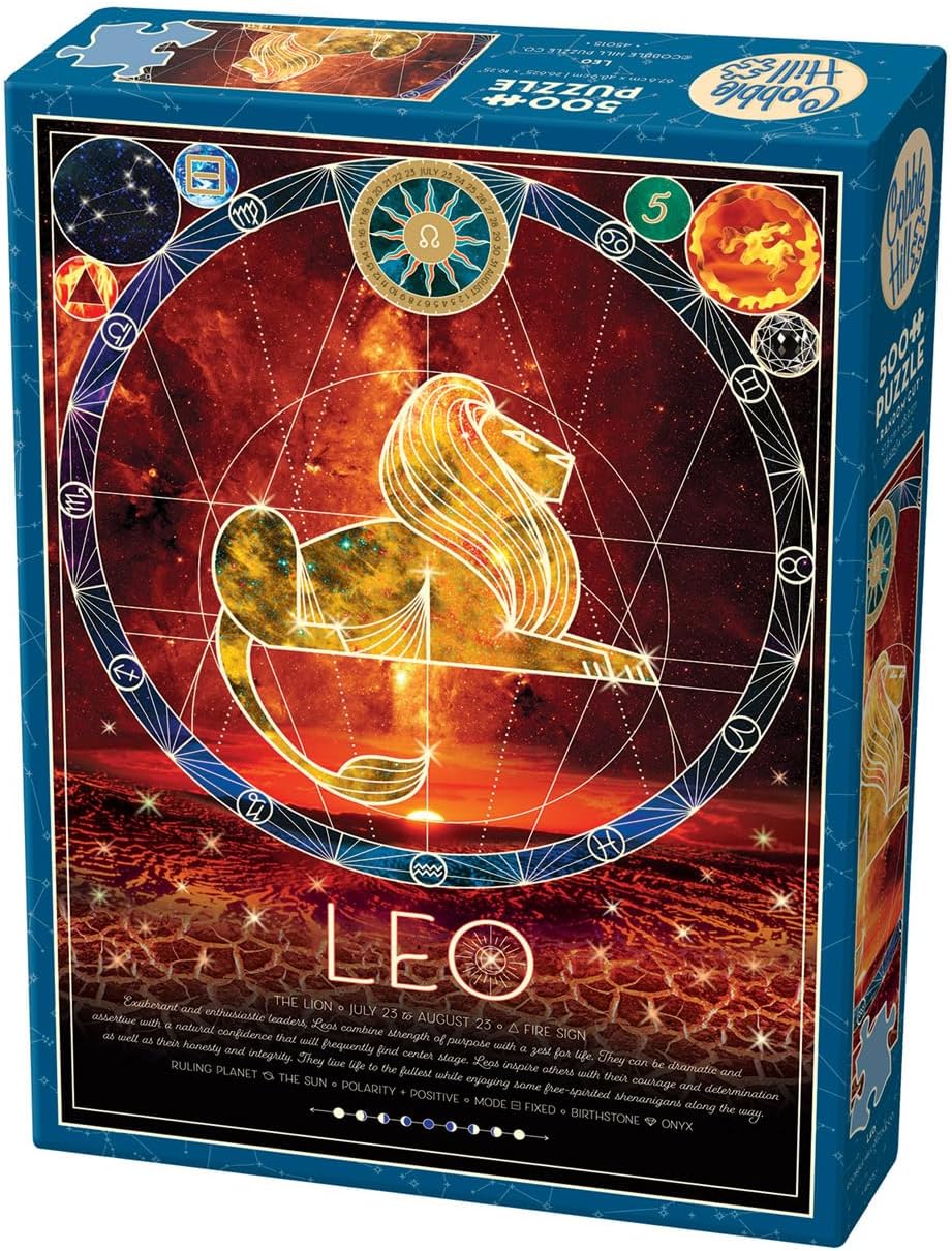 Cobble Hill Rompecabezas Zodiaco Leo 500 Pz