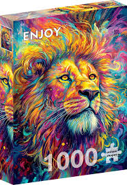 Enjoy Rompecabezas León Rey Radiante 1000 Pza