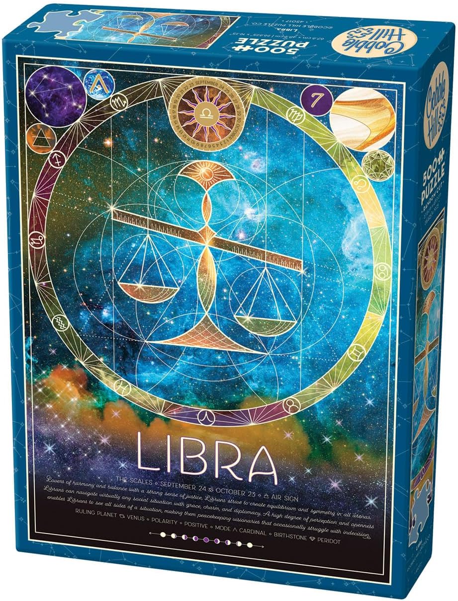 Cobble Hill Rompecabezas Zodiaco Libra 500 Pz