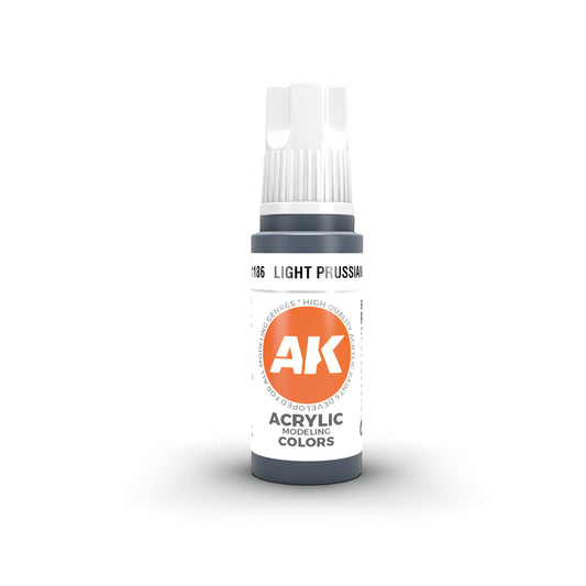 Ak Pintura Acrílica Gama Genérica AK11186 Light Prussian Blue 18ml