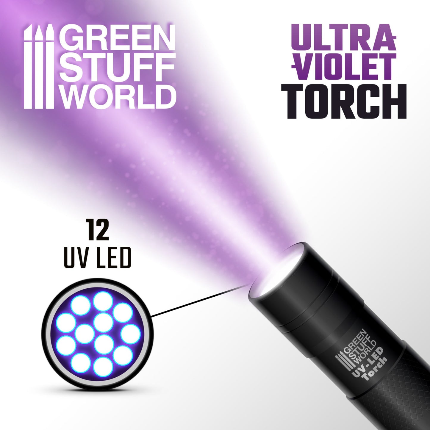 Green Stuff World Linterna de Luz Ultravioleta