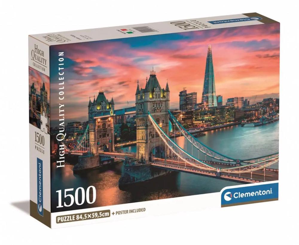 Clementoni Rompecabezas Londres Al Atardecer 1500 Pza