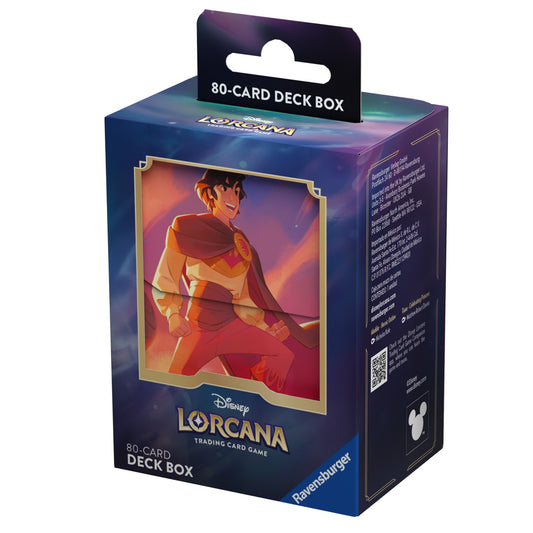 Disney Lorcana 80 Card Deck Box Aladdin