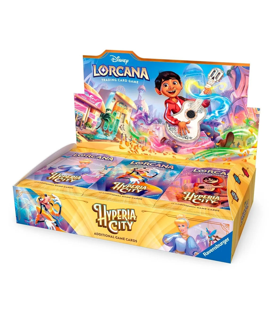 Disney Lorcana Hyperia City Booster Display