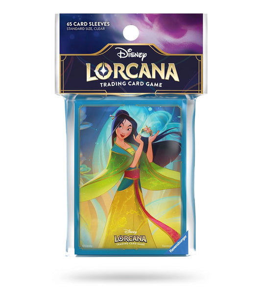 Disney Lorcana 65 Card Sleeves Standar Clear Micas Mulan