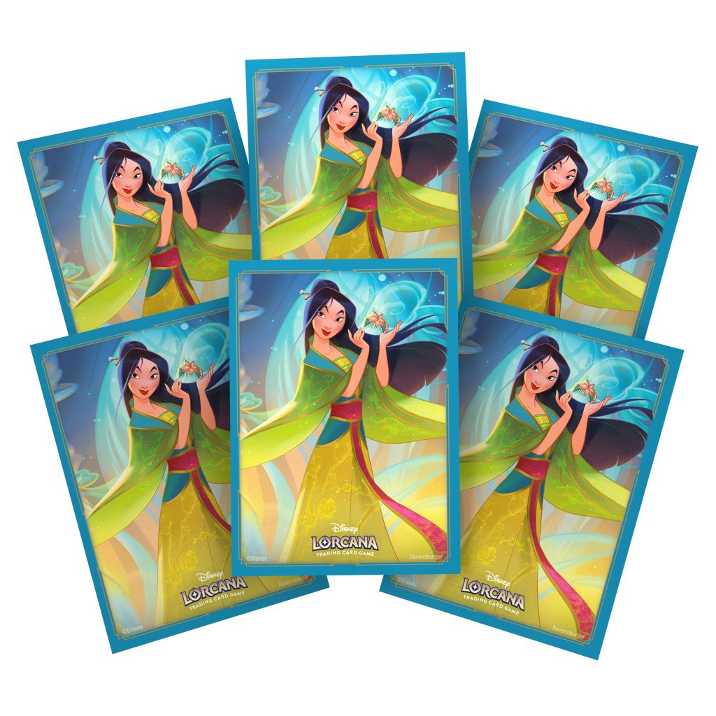 Disney Lorcana 65 Card Sleeves Standar Clear Micas Mulan