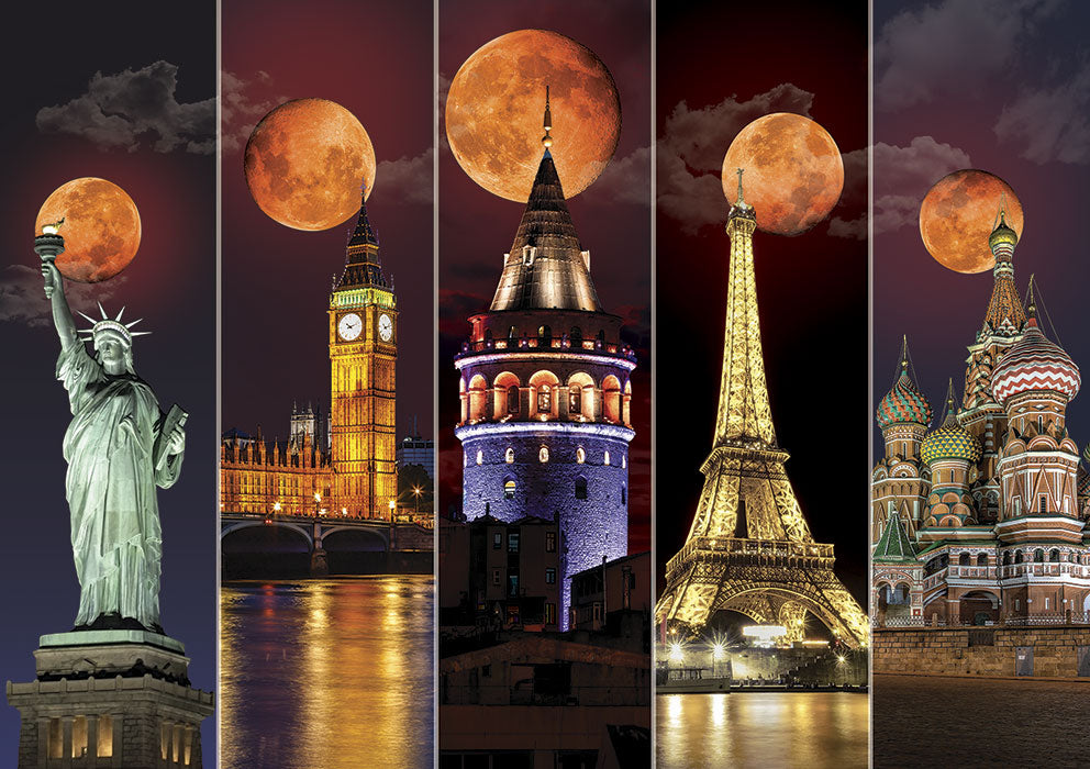 Art Puzzle Rompecabezas Lunas de Sangre del mundo 1500 Pzas