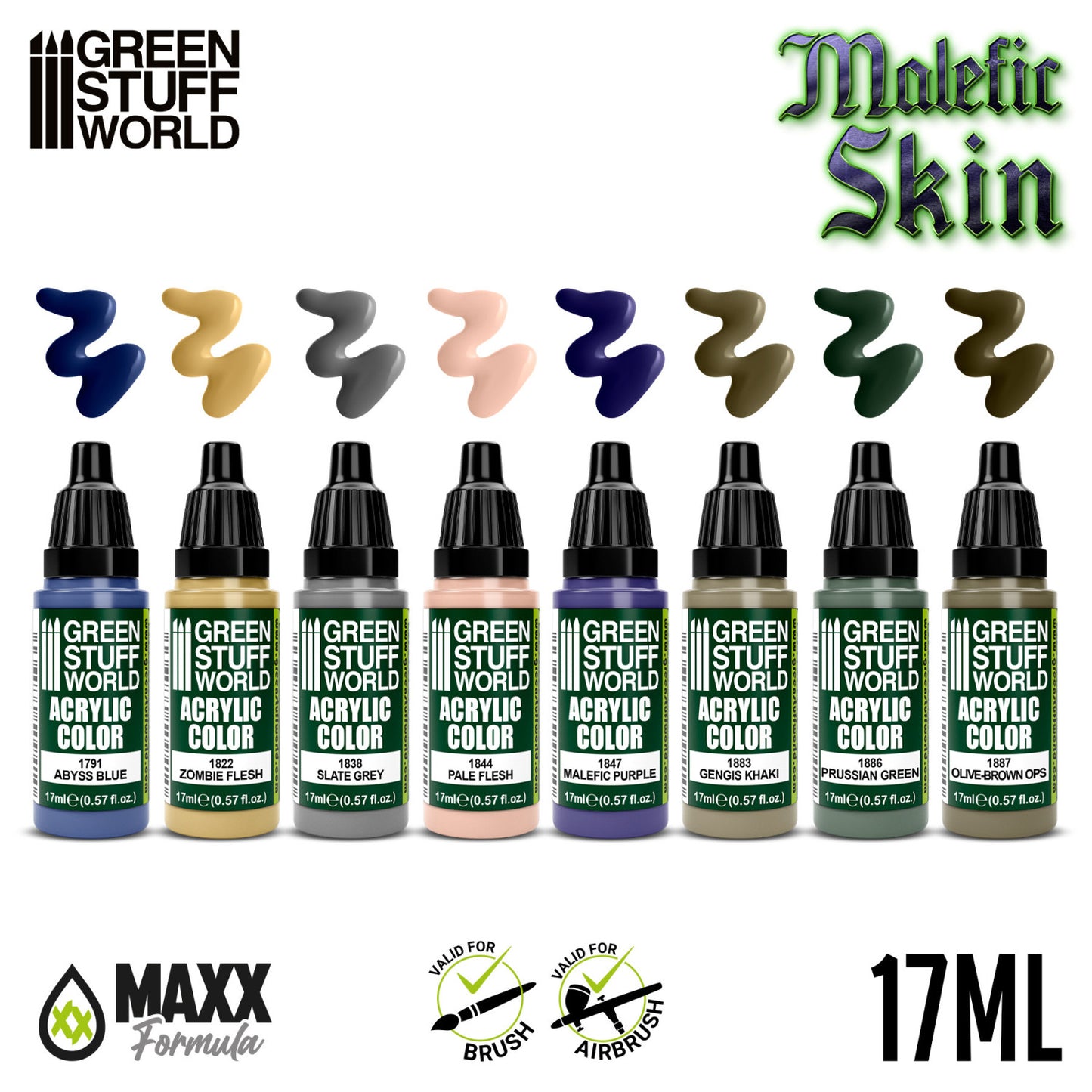Green Stuff World Set pintura Piel Malefica 17ml 10122