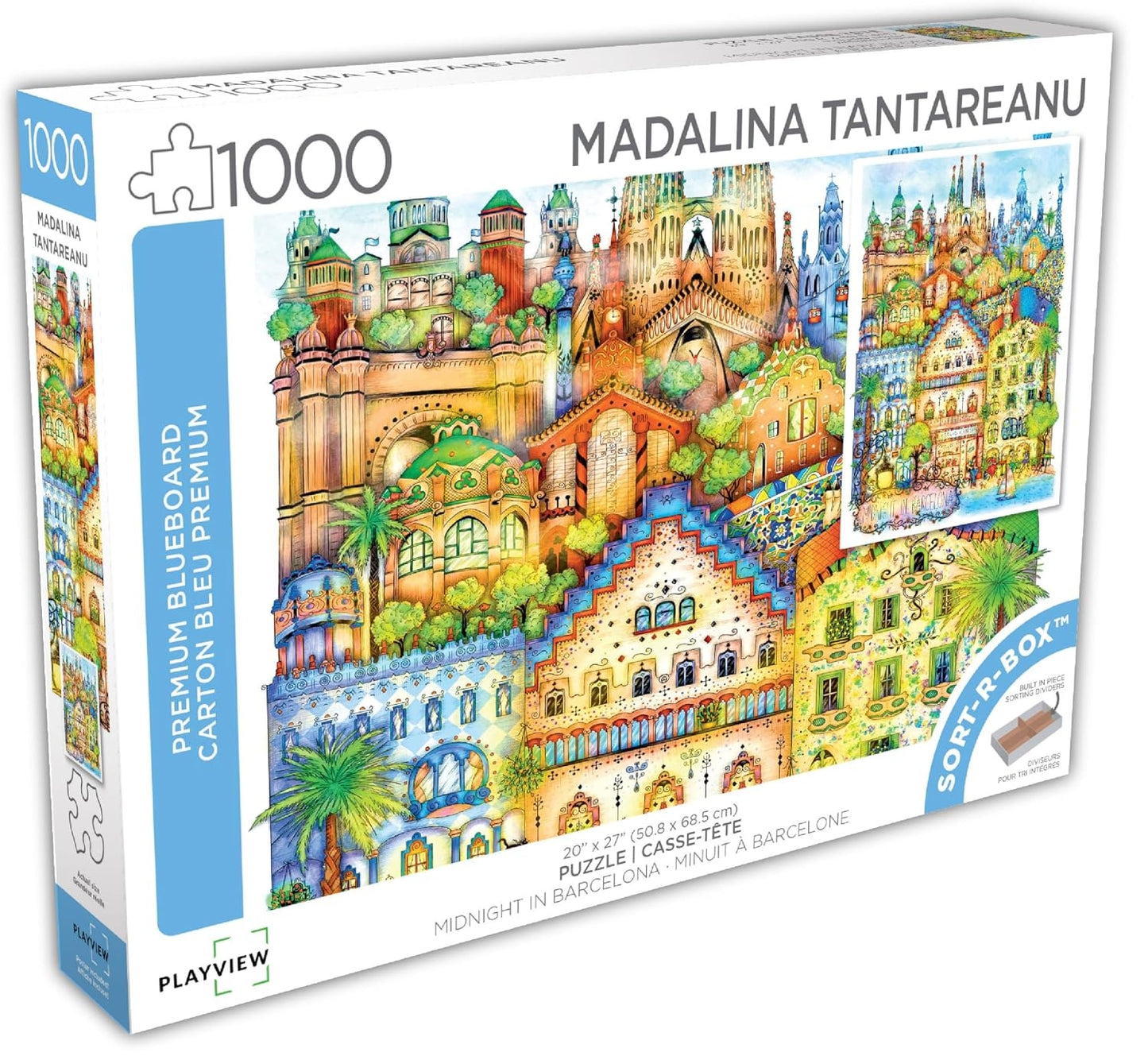 Ki Puzzles Rompecabezas Medianoche En Barcelona 1000 Pza