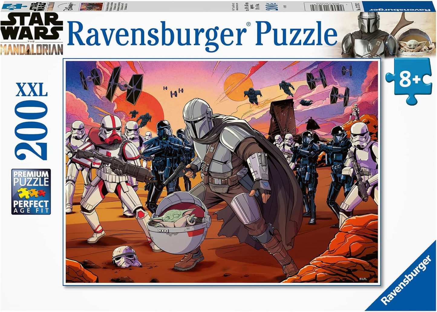 Ravensburger Rompecabezas The Mandalorian El Reto 200 Pza