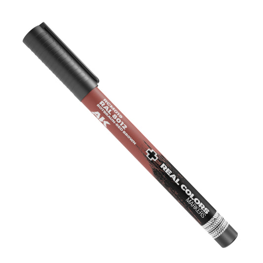 Ak Real Colors Rotulador Acrílico RCM019 Ral 8012 Rotbraun-Red Brown