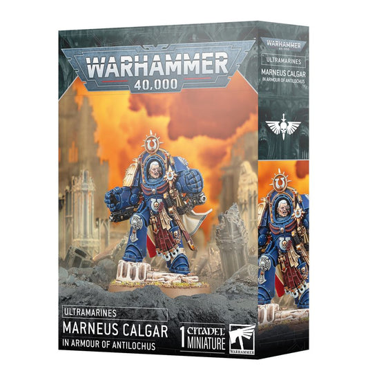 Gw Wh40k Ultramarines Marneus Calgar In Armour Of Antilochus