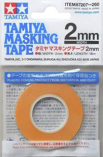 Tamiya Masking Tape Cinta Para Enmascarar 2mm 87207
