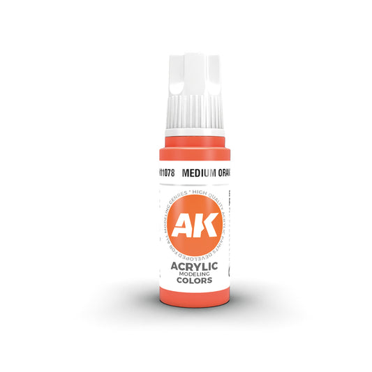 Ak Pintura Acrílica Gama Genérica AK11078 Medium Orange 18ml