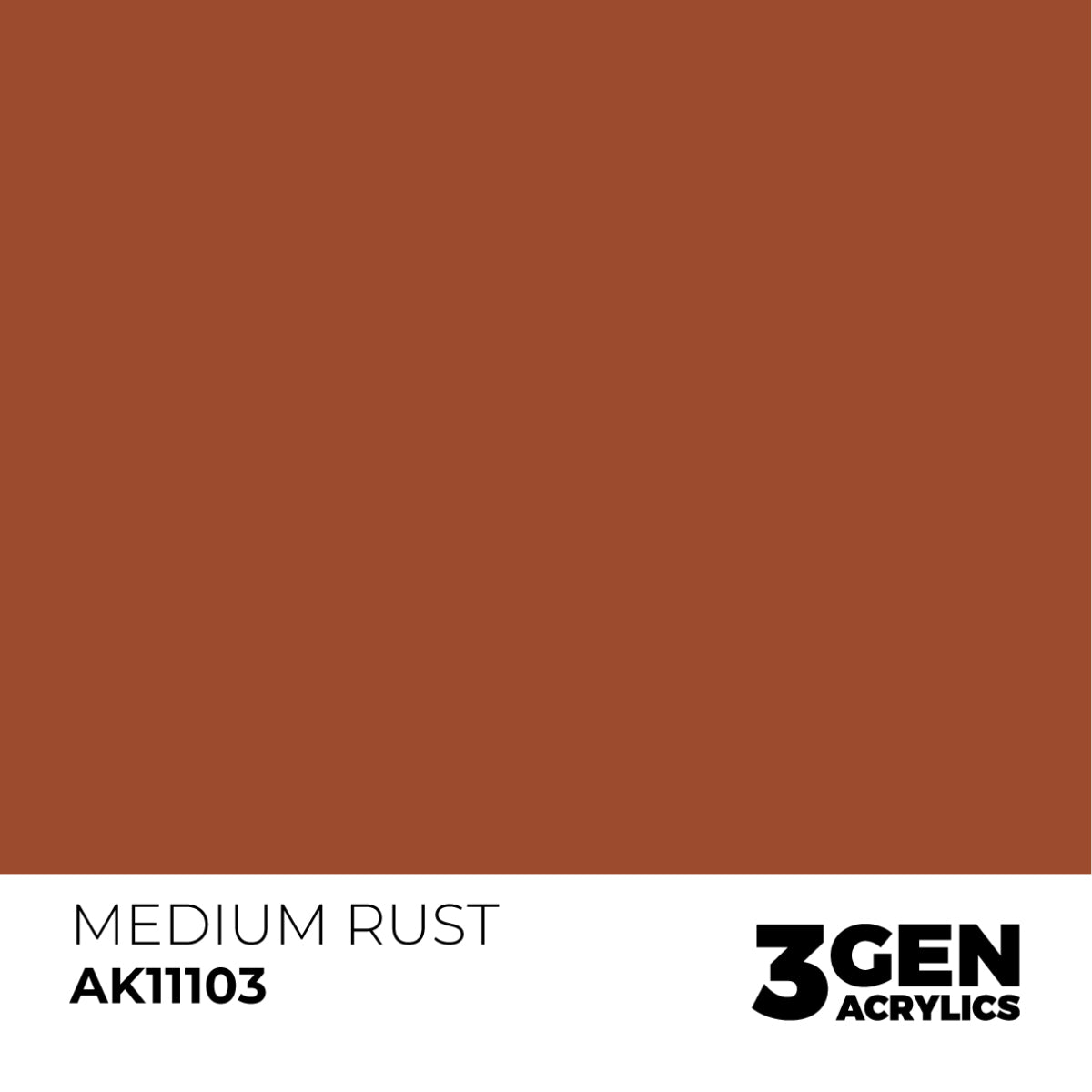 Ak Pintura Acrílica Gama Genérica AK11103 Medium Rust 18ml