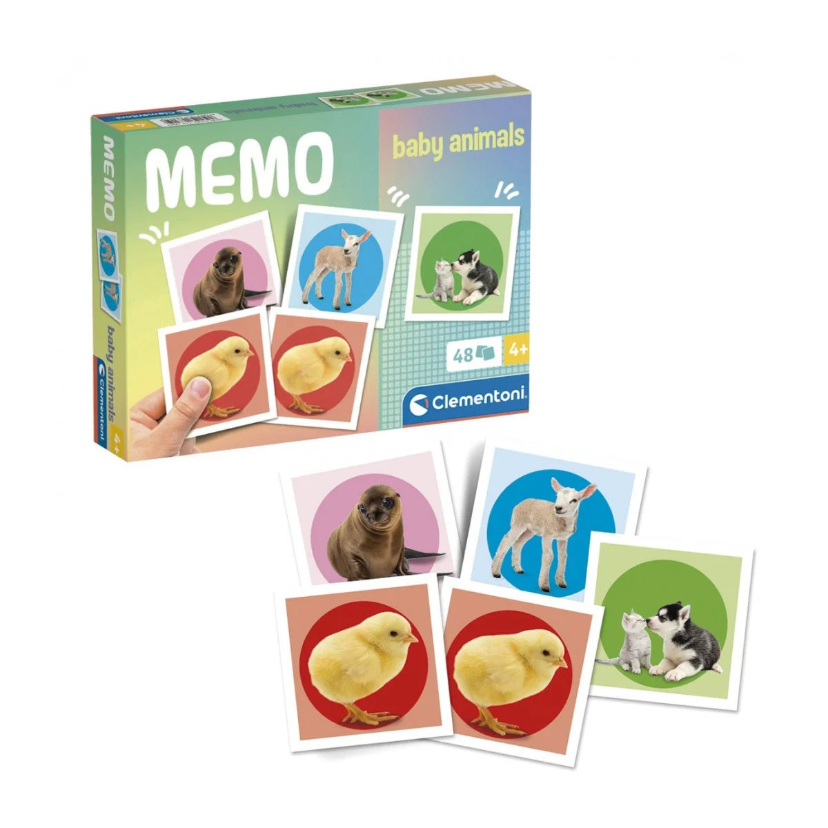 Clementoni Memoria Infantil Cachorros juego - En Esspañol