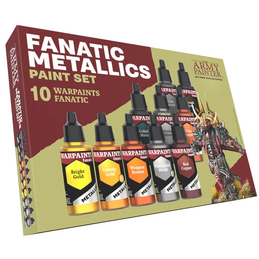 The Army Painter Fanatic Metallics Paint Set Pintura Acrilica