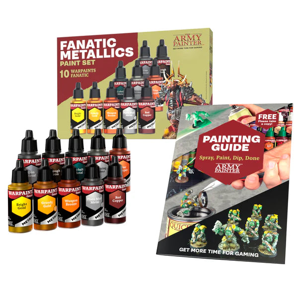 The Army Painter Fanatic Metallics Paint Set Pintura Acrilica