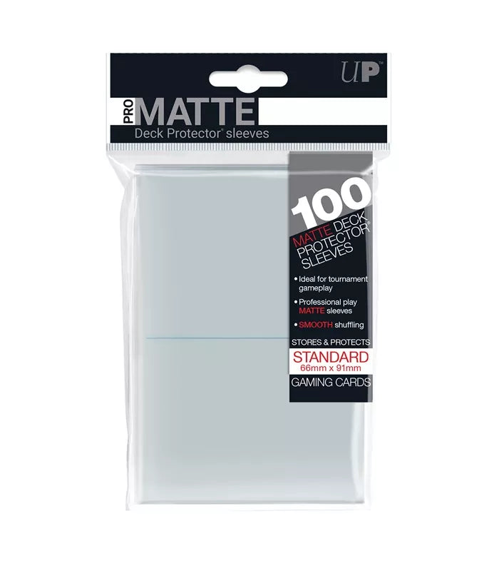 Ultra Pro Matte Micas Standard 66x91mm Transparente Pack 100