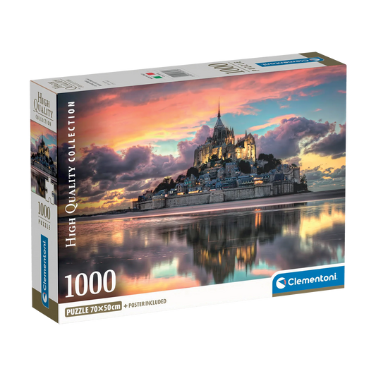 Clementoni Rompecabezas Magnífico Monte Saint Michel 1000pza