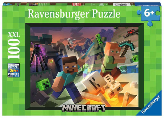 Ravensburger Rompecabezas Monstruos De Minecraft 100 Pz