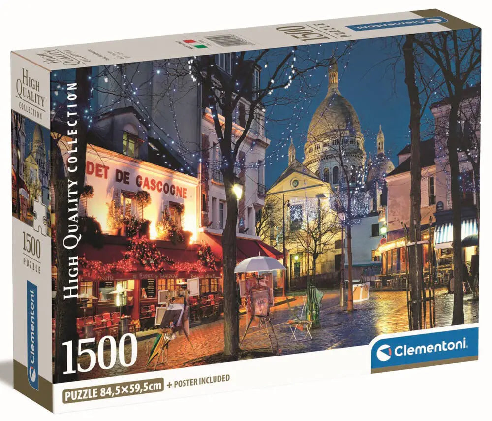 Clementoni Rompecabezas Paris Montmartre 1500 Pza