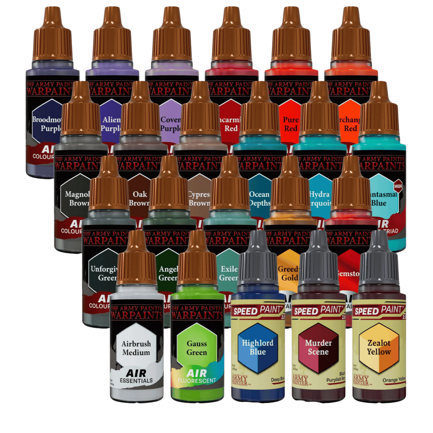 The Army Painter Warpaints Air Most Wanted Paint Set Pintura Acrilica