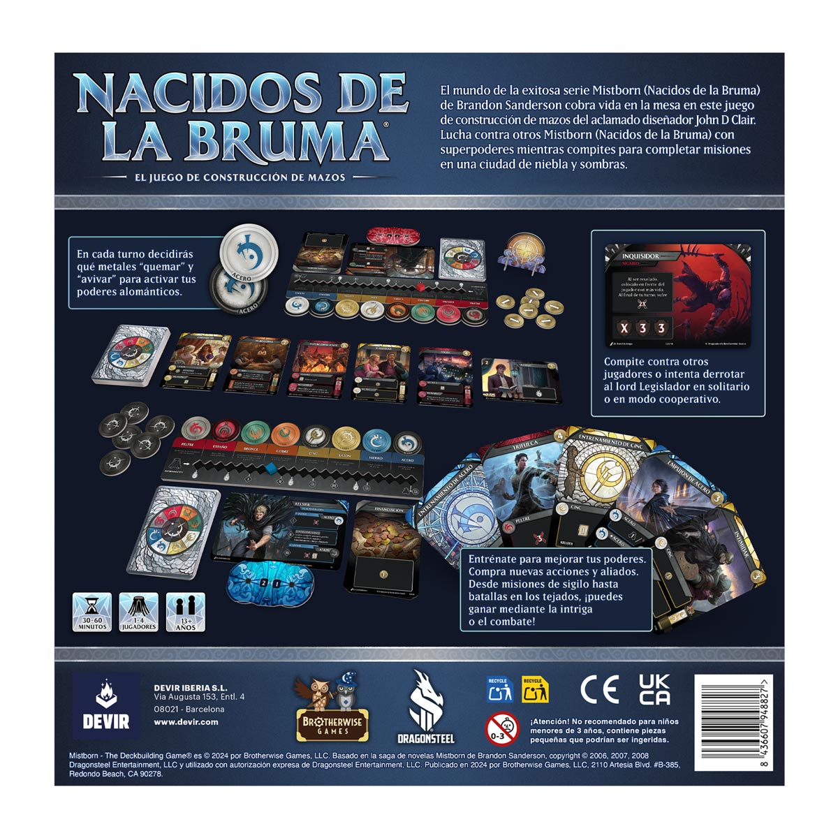 Devir Nacidos De La Bruma Juego De Mesa - Español
