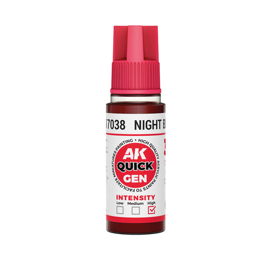 AK Pintura Acrílica Quickgen AK17038 Intensity High Night Blood 18ml