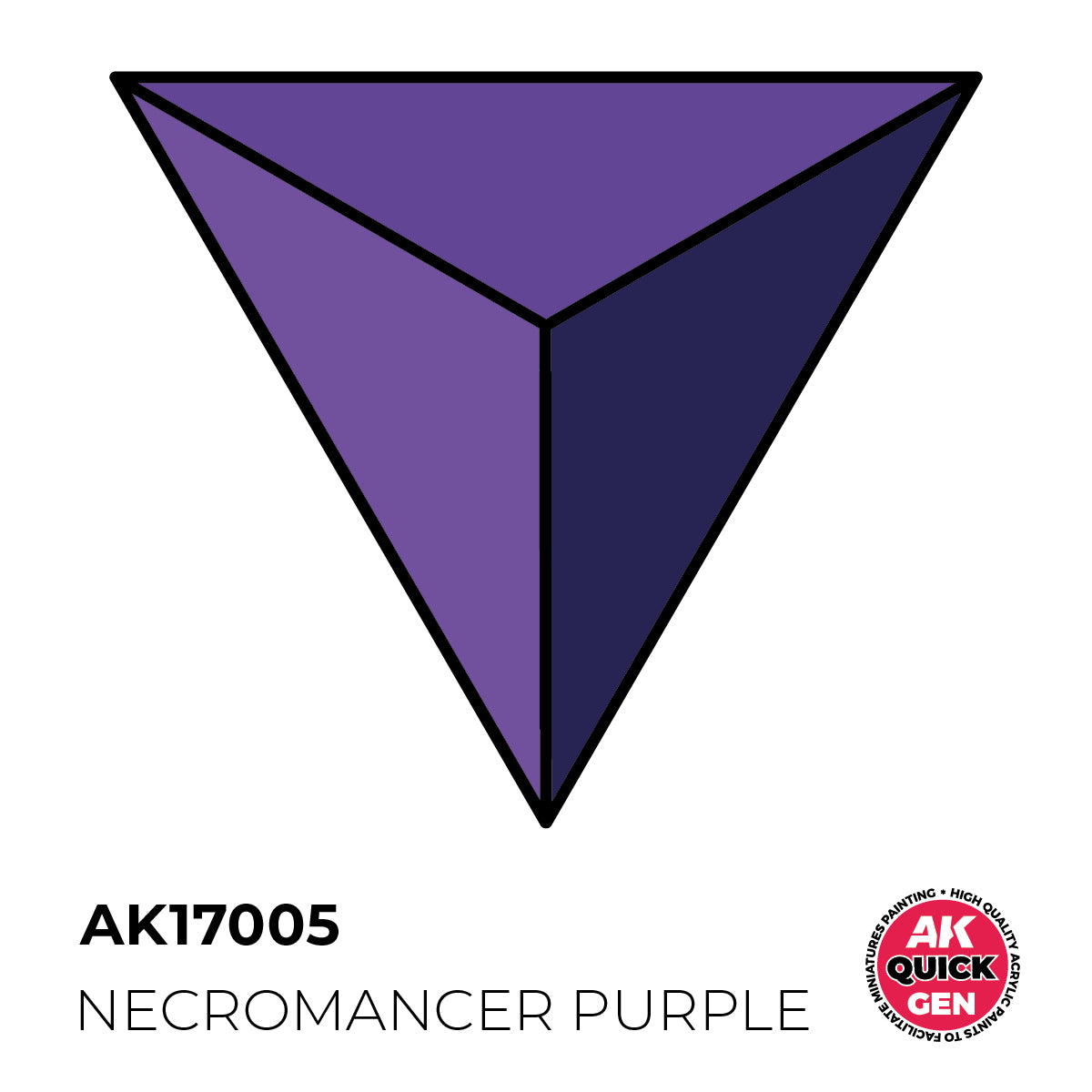 AK Pintura Acrílica Quickgen AK17005 Intensity High Necromancer Purple 18ml
