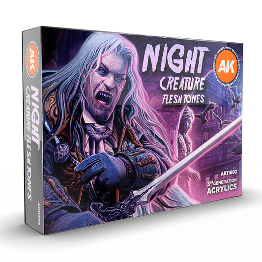 Ak Night Creature Fleshtones Set Pintura Ak11602